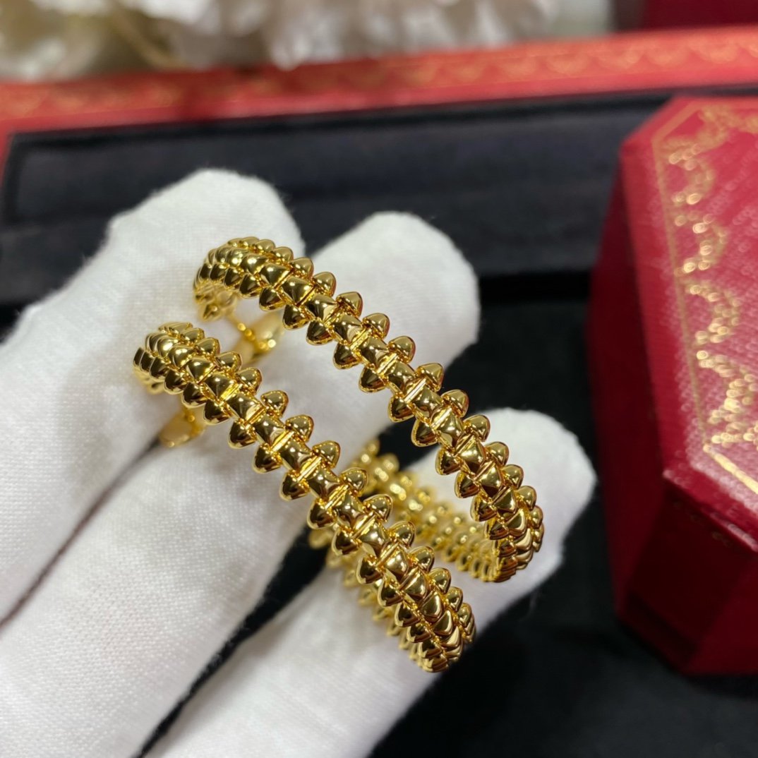 [Regal Gem]CLASH LARGE HOOP EARRINGS