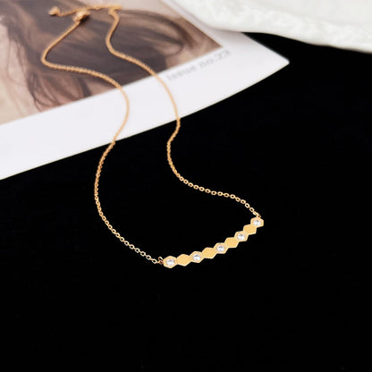 [Regal Gem]BEE MY LOVE DIAMOND NECKLACE
