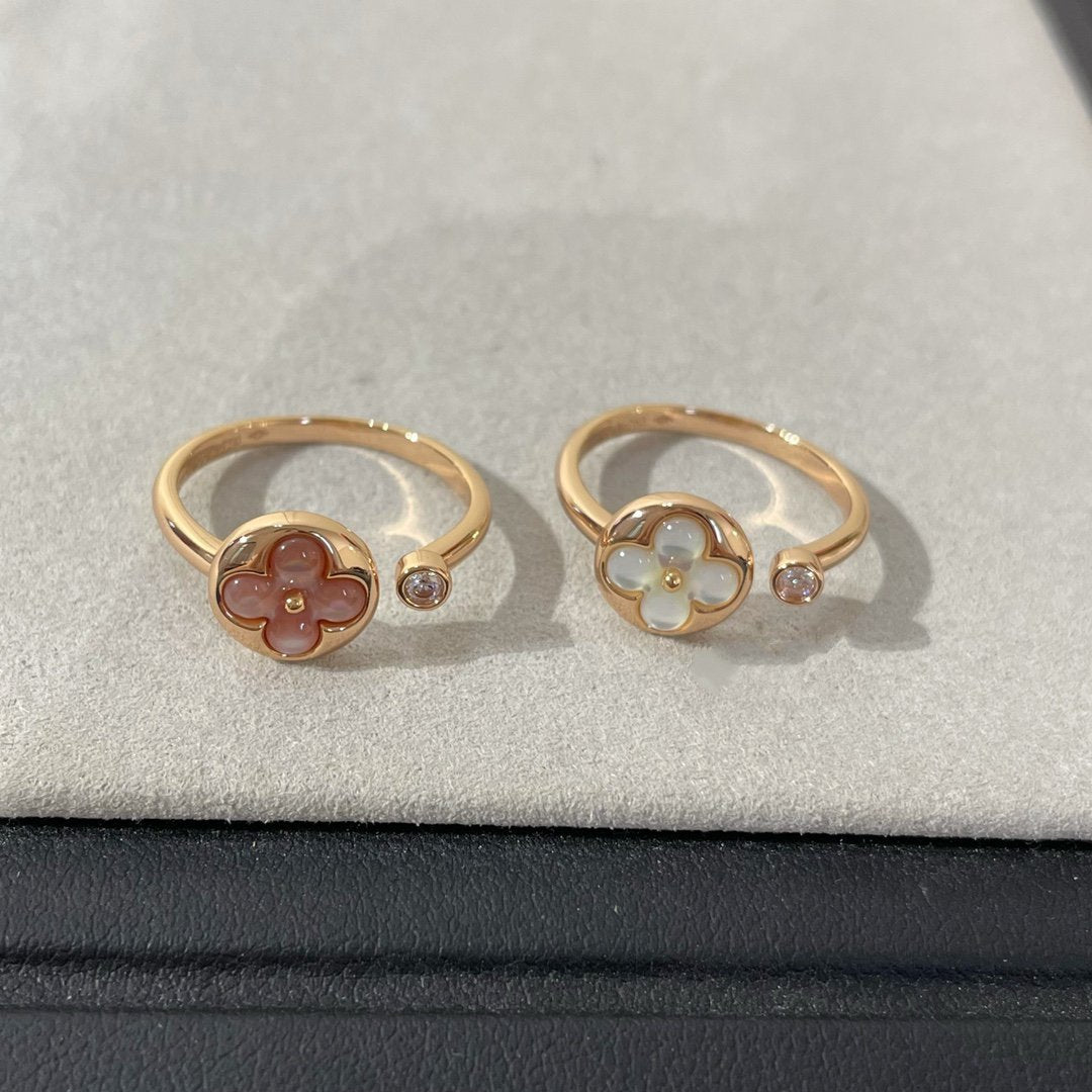 [Regal Gem]SUN 1 DIAMOND PINK MOP RING