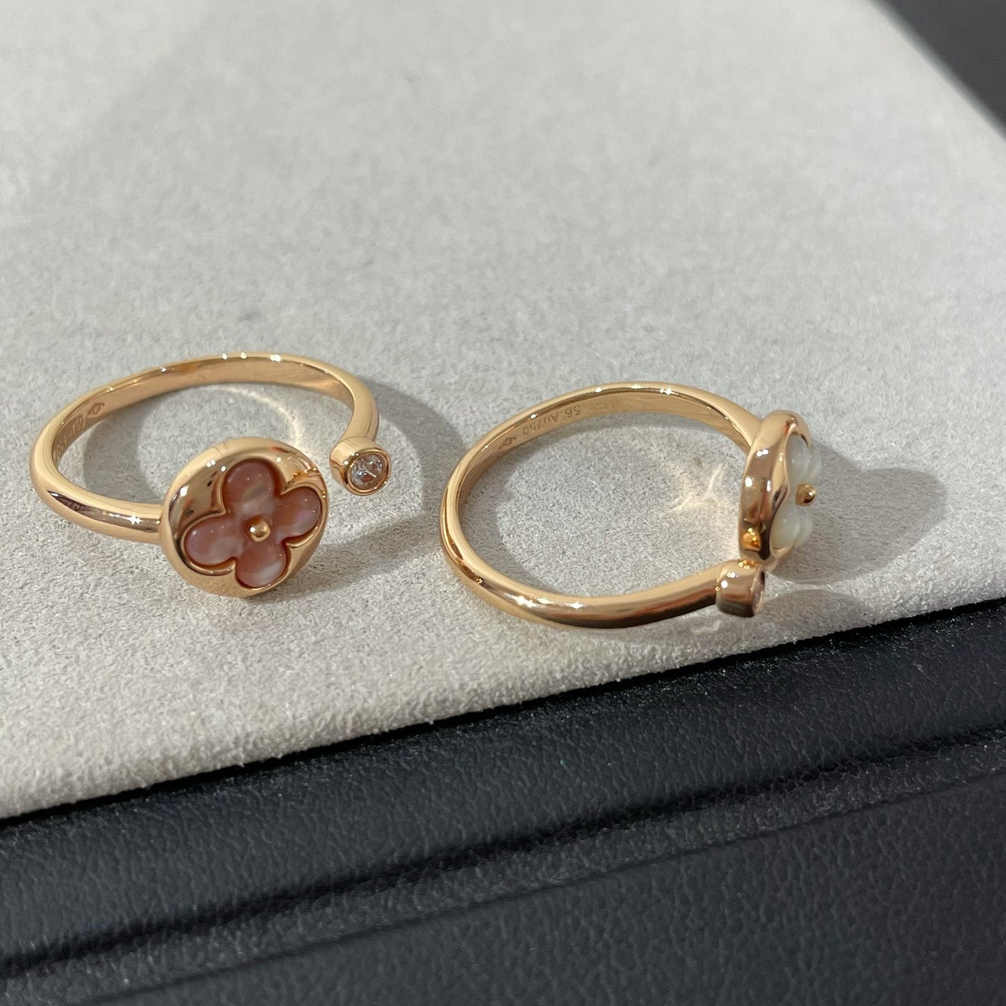 [Regal Gem]SUN 1 DIAMOND PINK MOP RING
