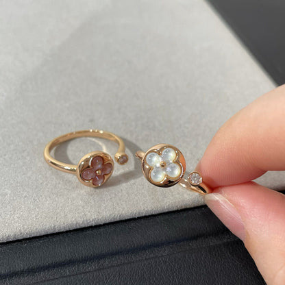 [Regal Gem]SUN 1 DIAMOND PINK MOP RING