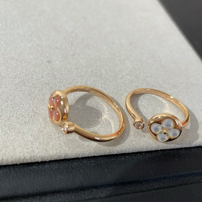 [Regal Gem]SUN 1 DIAMOND PINK MOP RING