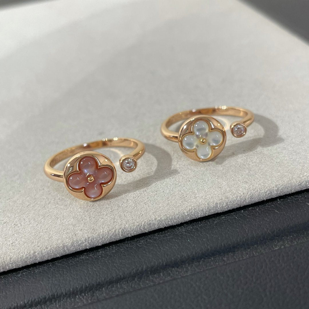 [Regal Gem]SUN 1 DIAMOND PINK MOP RING
