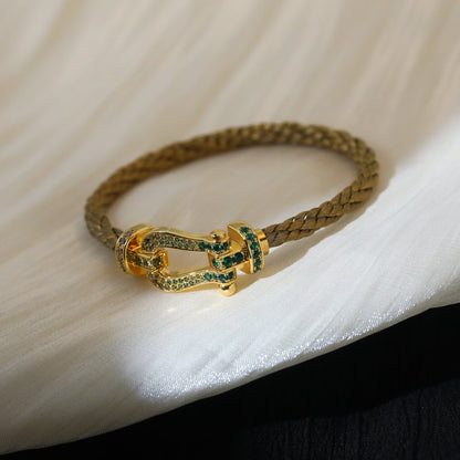 [Regal Gem]FORCE 10 GOLD GREEN DIAMOND PAVED