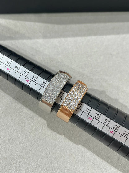 [Regal Gem]LIENS EVIDENCE  DIAMOND PAVED RING