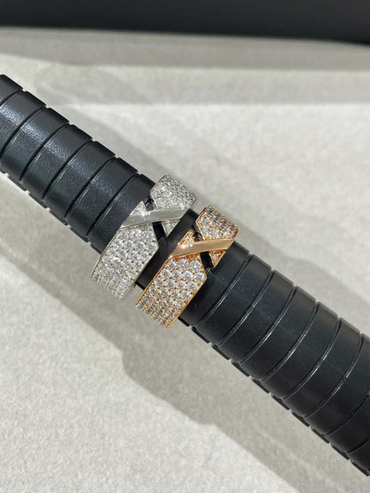 [Regal Gem]LIENS EVIDENCE  DIAMOND PAVED RING