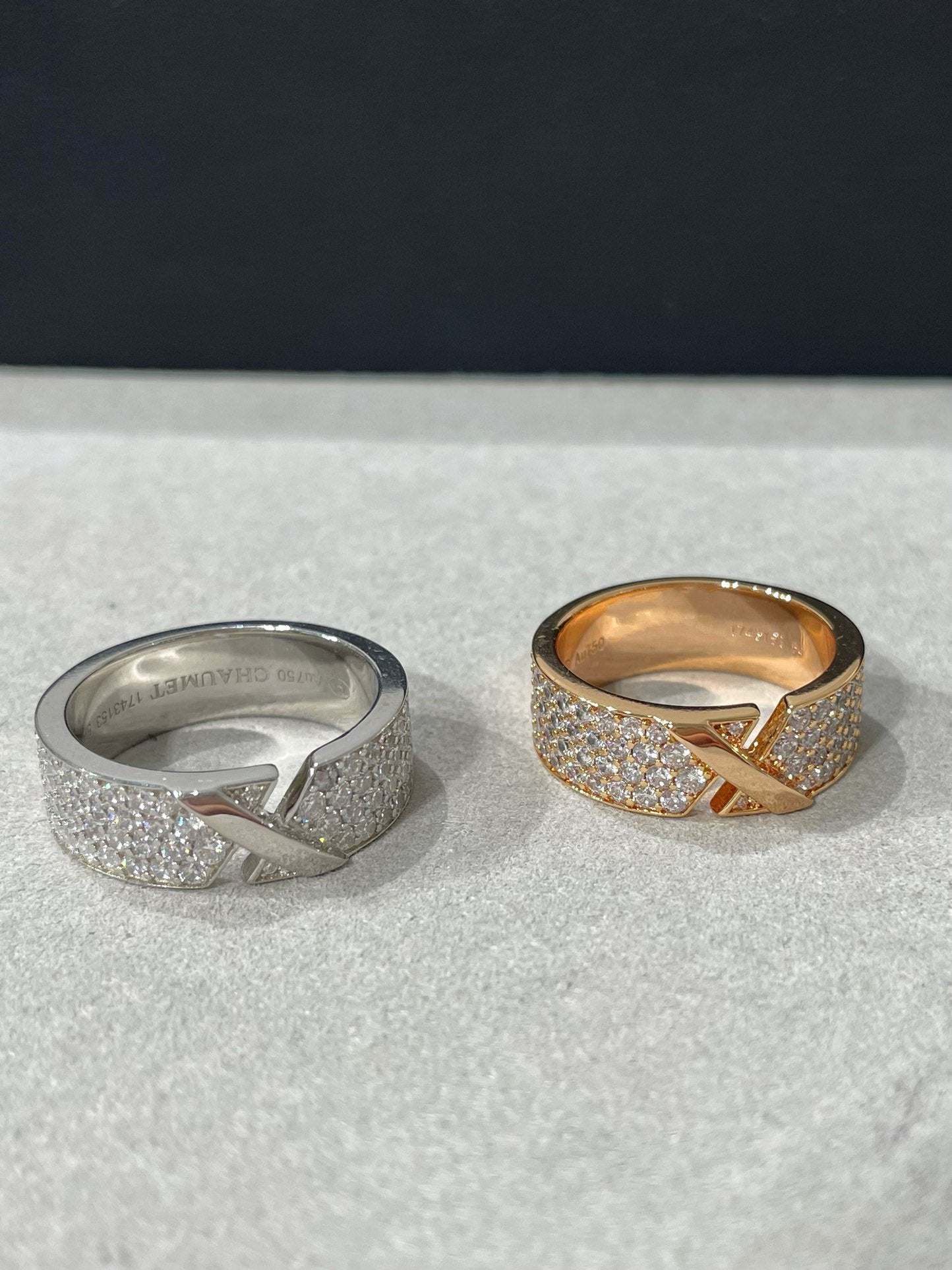 [Regal Gem]LIENS EVIDENCE  DIAMOND PAVED RING