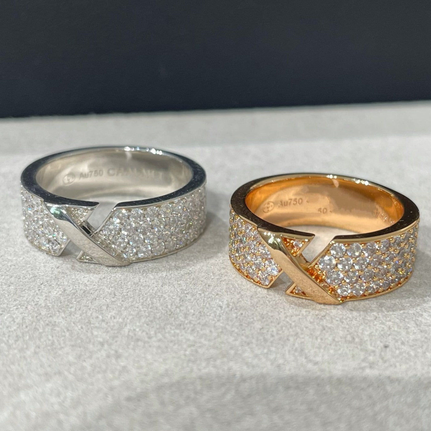 [Regal Gem]LIENS EVIDENCE  DIAMOND PAVED RING