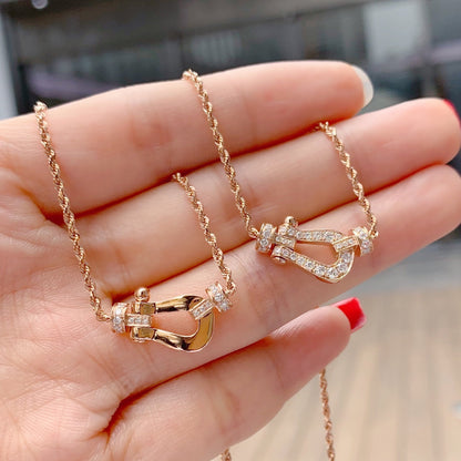 [Regal Gem]FORCE 10 PINK GOLD DIAMOND NECKLACE