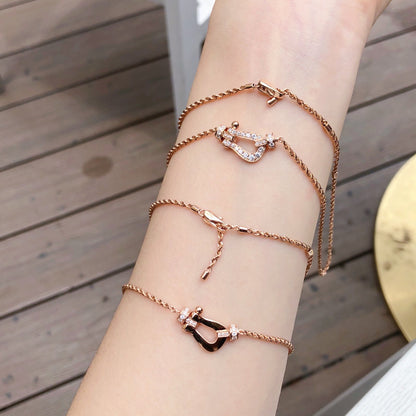 [Regal Gem]FORCE 10 PINK GOLD DIAMOND NECKLACE