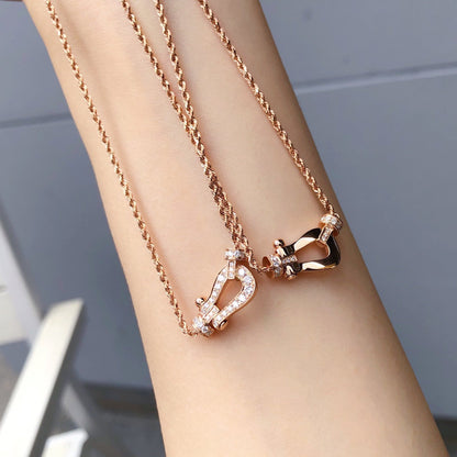 [Regal Gem]FORCE 10 PINK GOLD DIAMOND NECKLACE