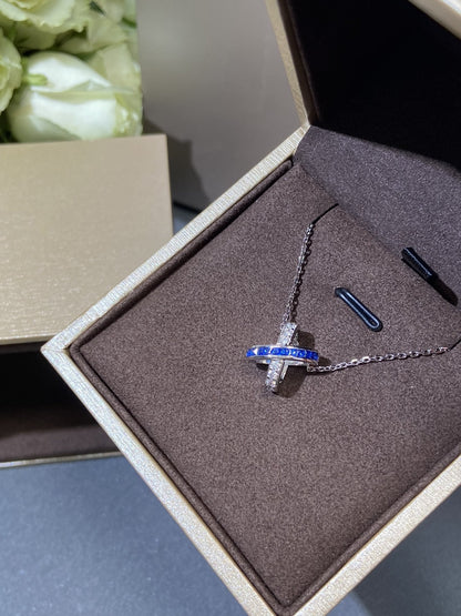 [Regal Gem]LIENS DIAMOND SILVER NECKLACE