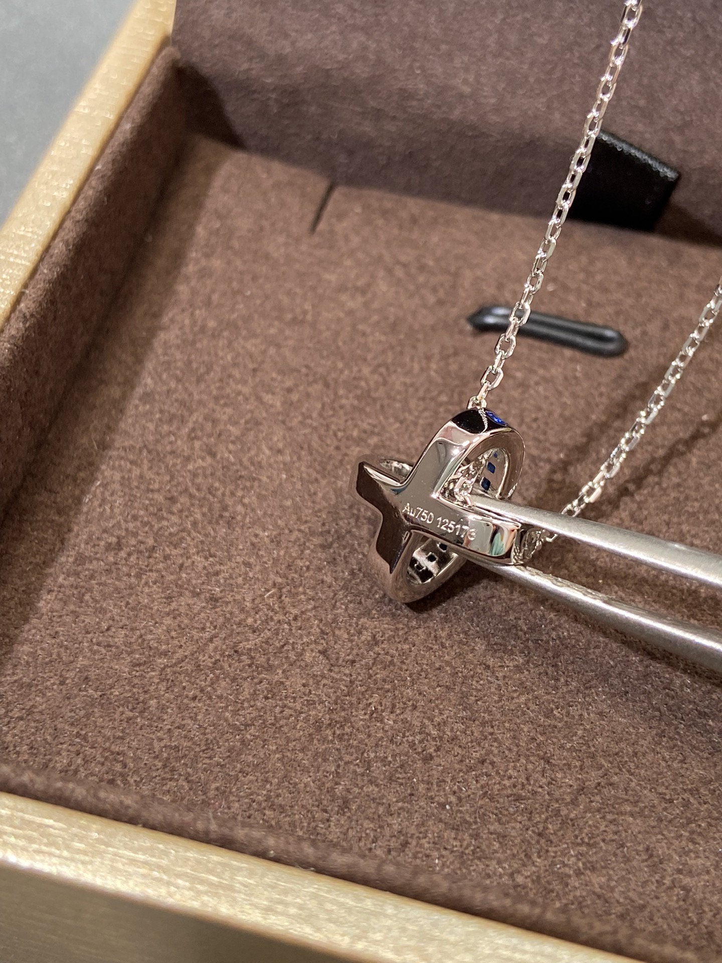 [Regal Gem]LIENS DIAMOND SILVER NECKLACE