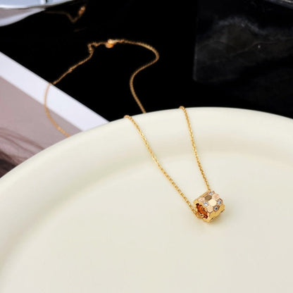 [Regal Gem]BEE MINI PEDANT DIAMOND NECKLACE