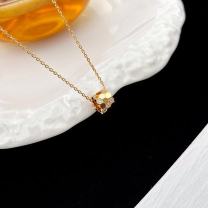 [Regal Gem]BEE MINI PEDANT DIAMOND NECKLACE