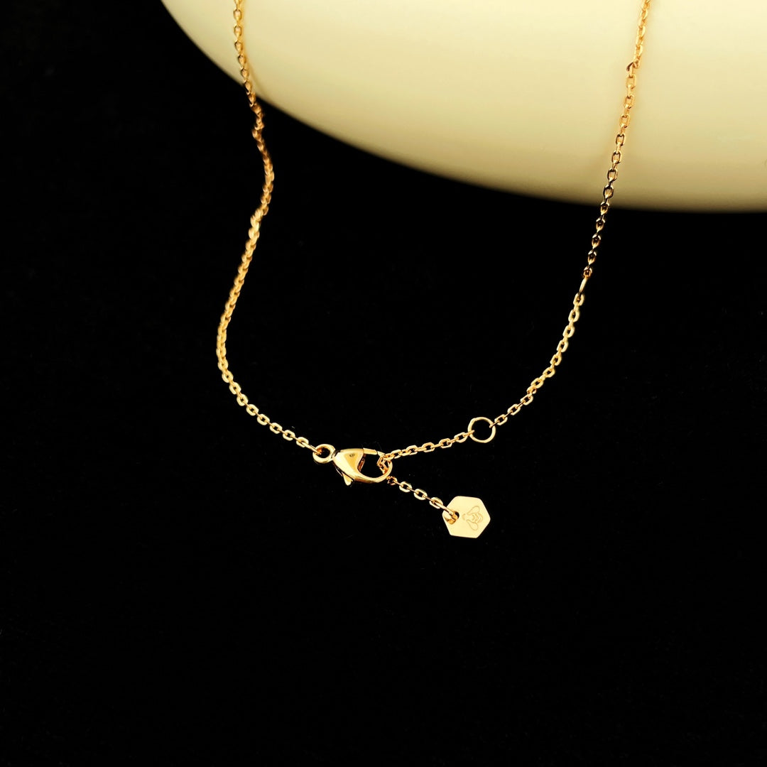 [Regal Gem]BEE MINI PEDANT DIAMOND NECKLACE
