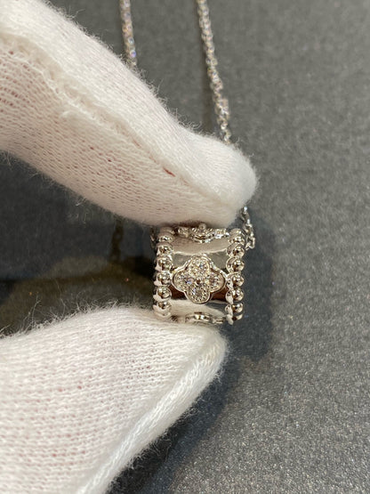 [Regal Gem]PERLEE PEDANT SIVLER DIAMOND NECKLACE