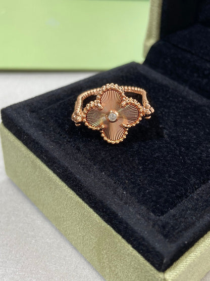 [Regal Gem]CLOVER RIVERSIBLE Regal Gem GOLD RING
