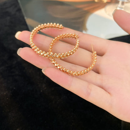 [Regal Gem]CLASH HOOP EARRINGS