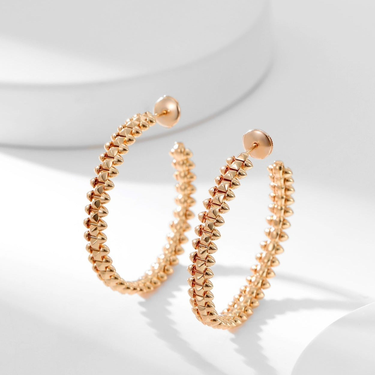 [Regal Gem]CLASH HOOP EARRINGS