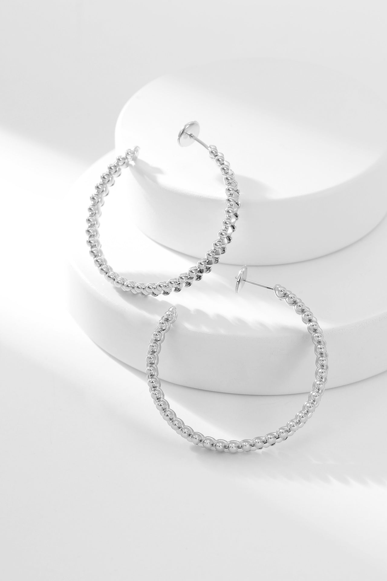 [Regal Gem]CLASH HOOP EARRINGS