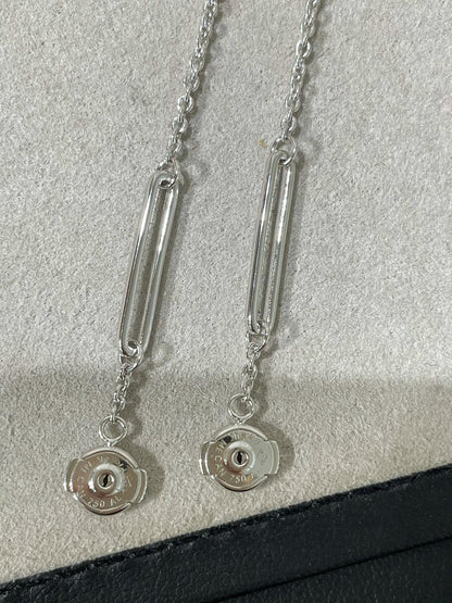 [Regal Gem]CHAINE CHAOS DIAMOND DROP EARRINGS