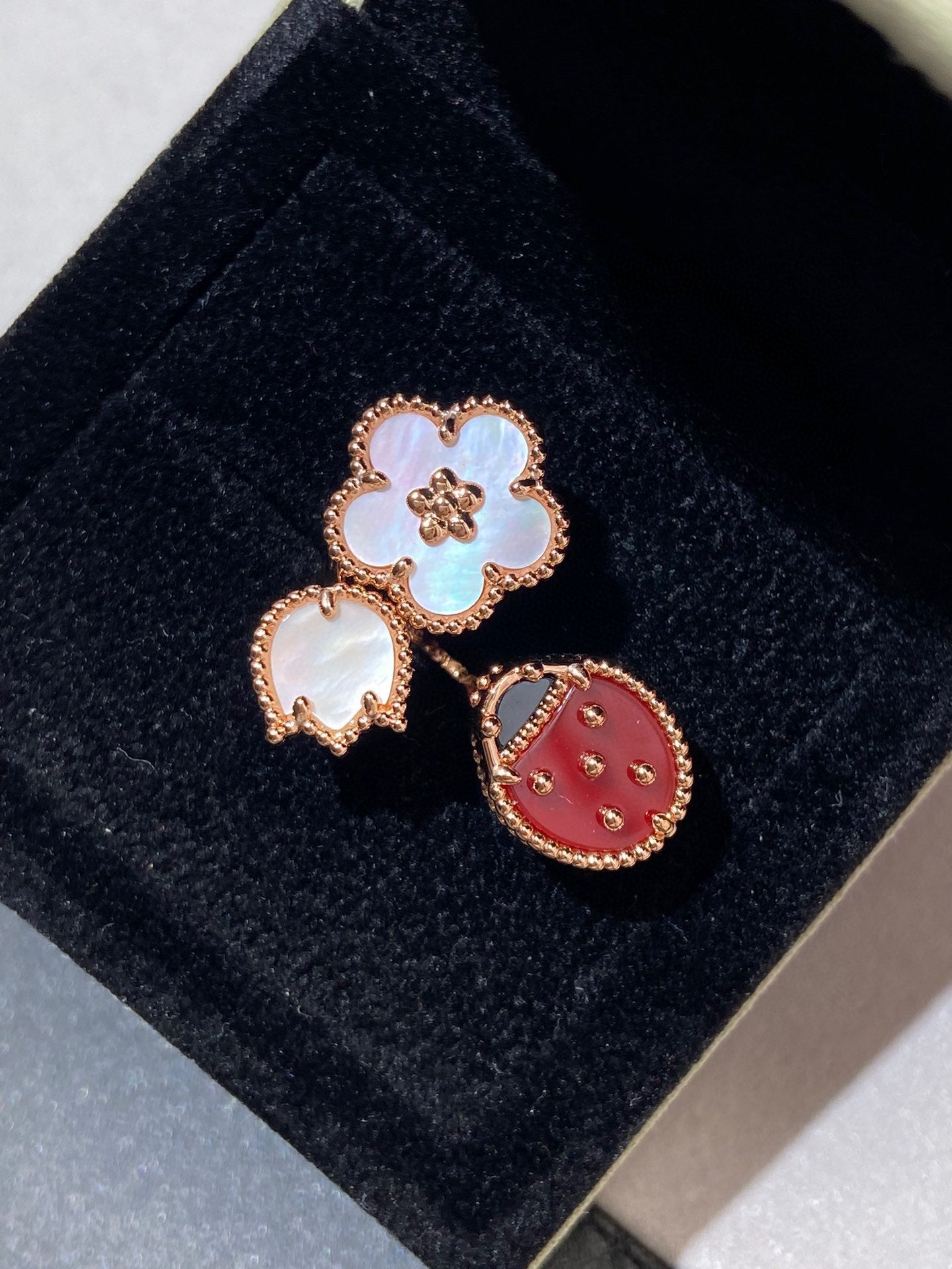 [Regal Gem]LUCKY 3 MOTIF Regal Gem GOLD RING