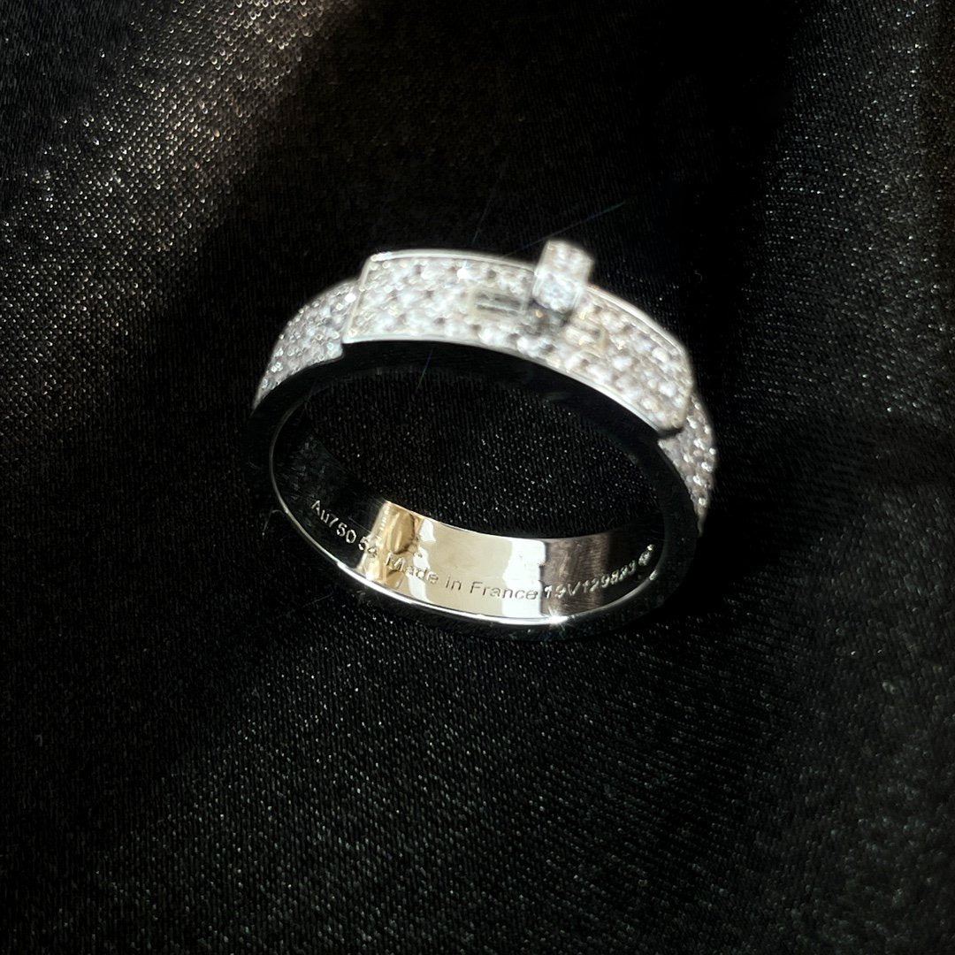 [Regal Gem]KELLY SILVER DIAMOND RING
