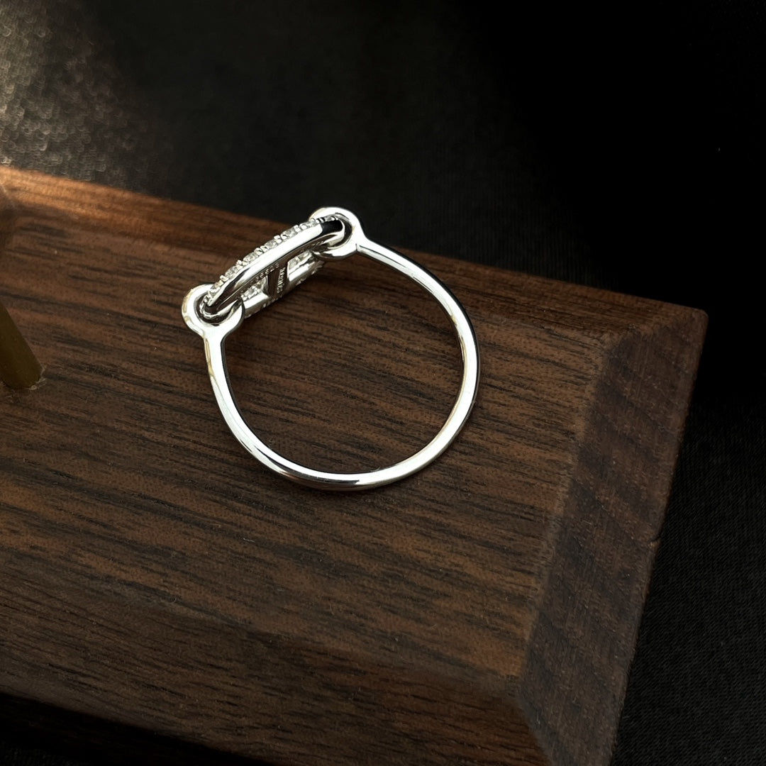 [Regal Gem]RONDE SMALL SILVER DIAMOND RING