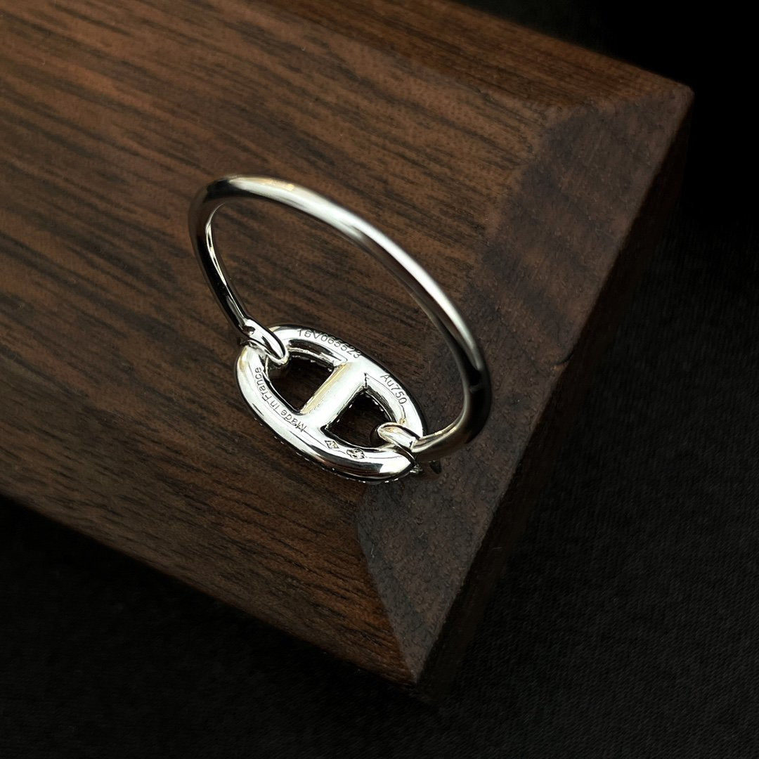 [Regal Gem]RONDE SMALL SILVER DIAMOND RING