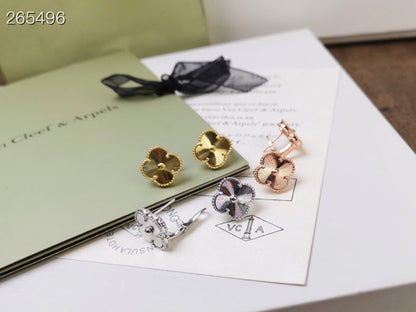[Regal Gem]CLOVER MEDIUM STUD EARRINGS