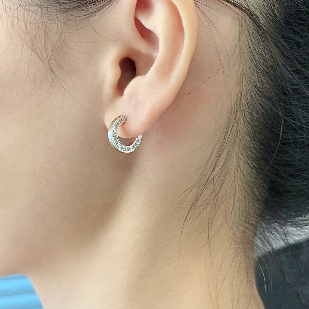 [Regal Gem]LOVE DIAMOND EARRINGS