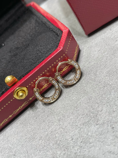 [Regal Gem]LOVE DIAMOND EARRINGS