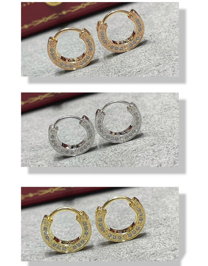 [Regal Gem]LOVE DIAMOND EARRINGS