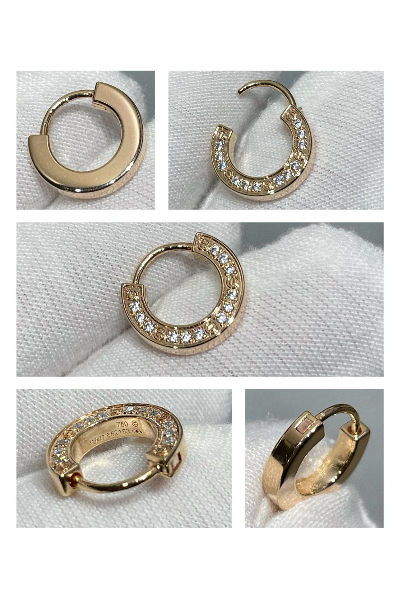 [Regal Gem]LOVE DIAMOND EARRINGS