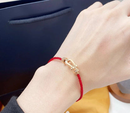 [Regal Gem]FORCE 10 HALF DIAMOND PINK GOLD RED CORDERI LARGE AND MEDIUM MODEL