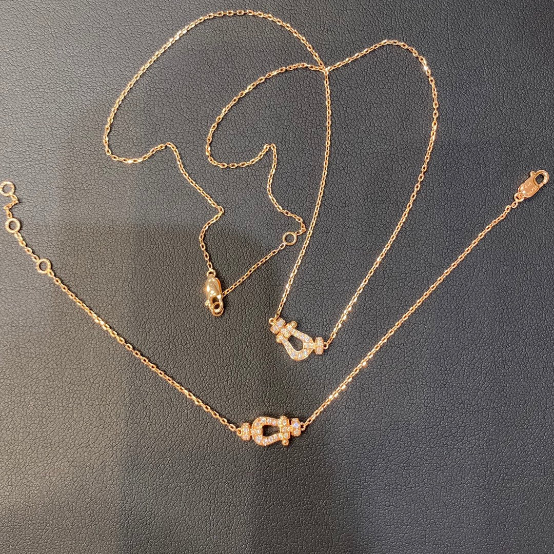 [Regal Gem]FORCE 10 DIAMOND PINK GOLD NECKLACE MINI MODEL