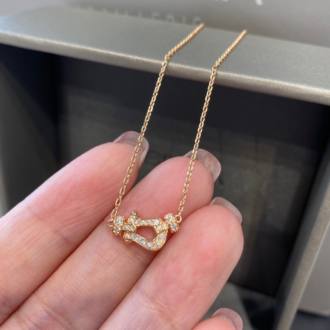 [Regal Gem]FORCE 10 DIAMOND PINK GOLD NECKLACE MINI MODEL