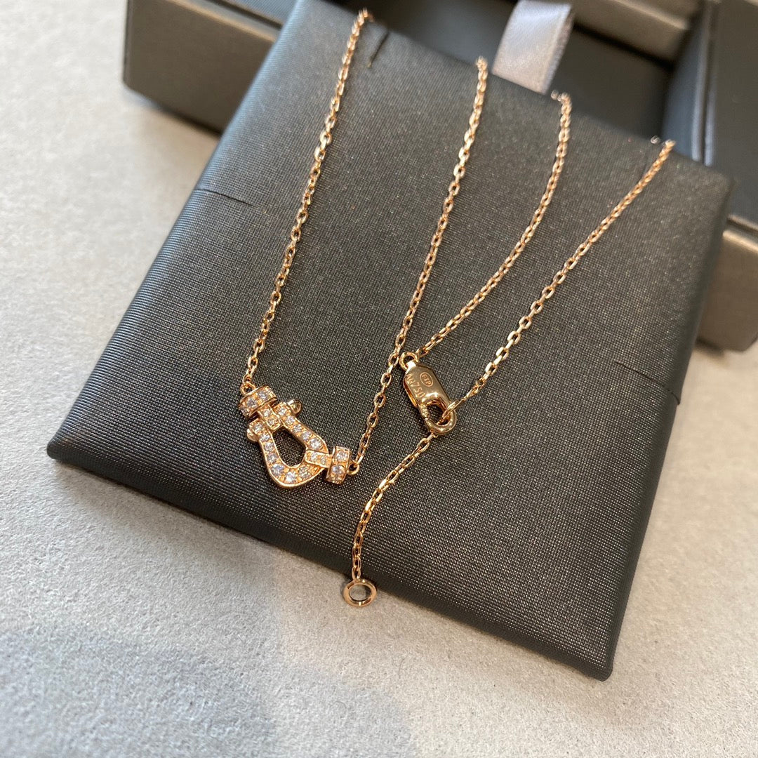 [Regal Gem]FORCE 10 DIAMOND PINK GOLD NECKLACE MINI MODEL