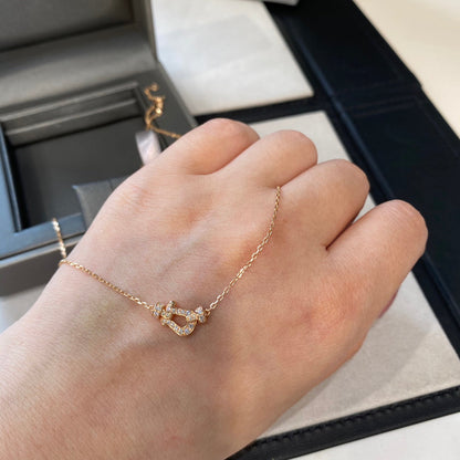 [Regal Gem]FORCE 10 DIAMOND PINK GOLD NECKLACE MINI MODEL