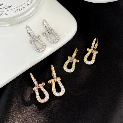[Regal Gem]FORCE 10 FULL DIAMOND DROP EARRINGS MEDIUM MODEL
