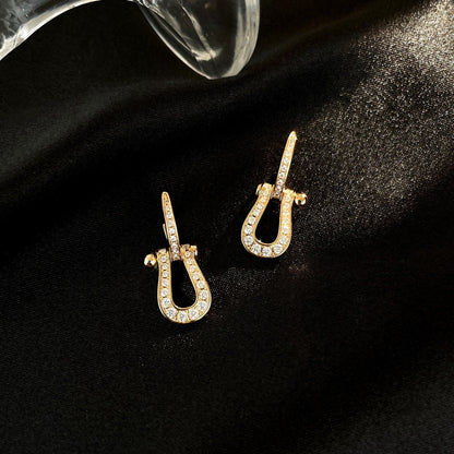 [Regal Gem]FORCE 10 FULL DIAMOND DROP EARRINGS MEDIUM MODEL