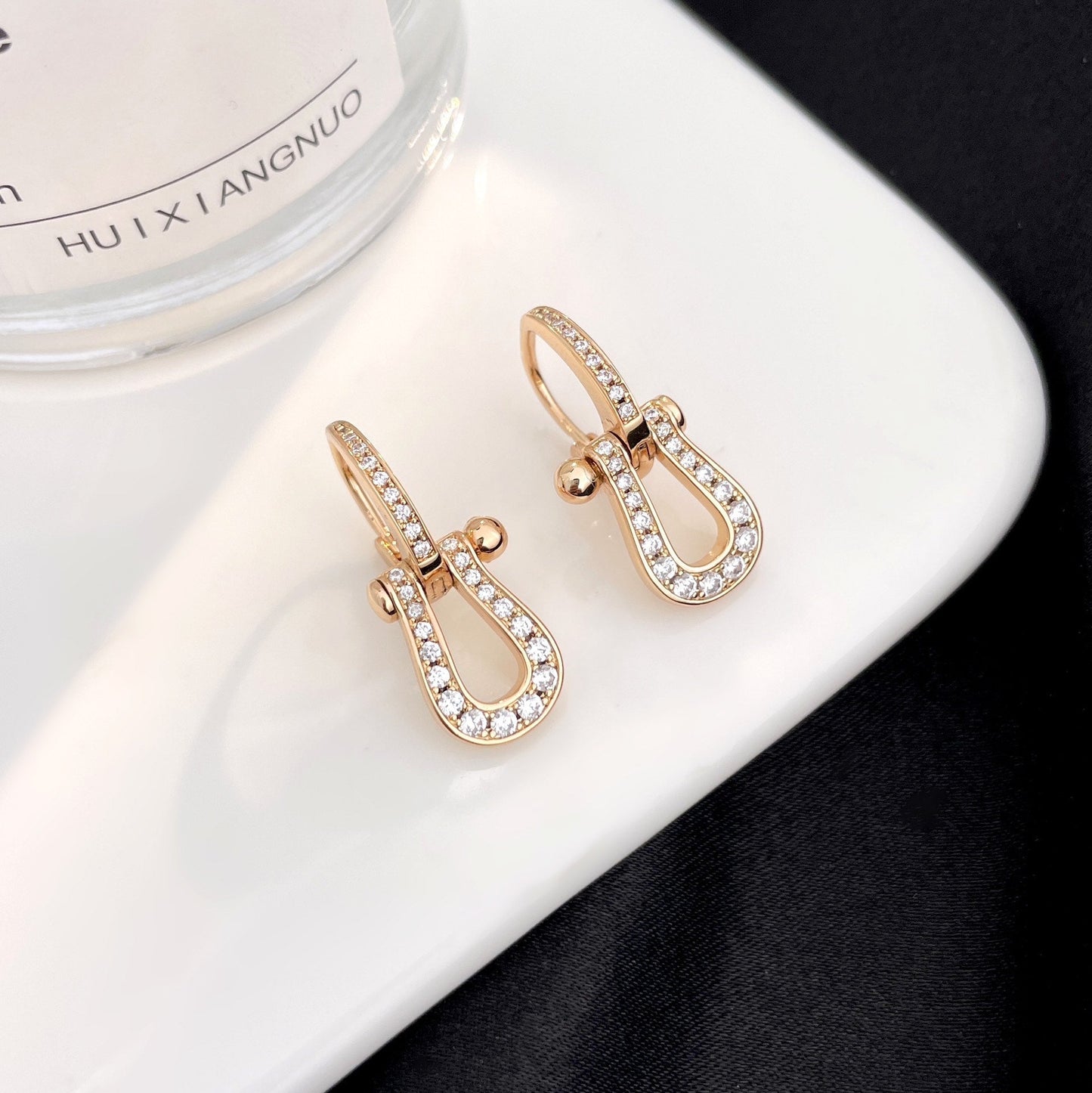 [Regal Gem]FORCE 10 FULL DIAMOND DROP EARRINGS MEDIUM MODEL