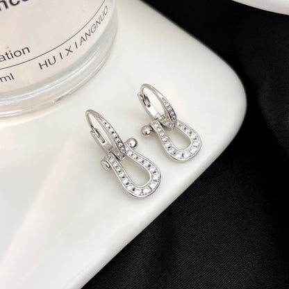 [Regal Gem]FORCE 10 FULL DIAMOND DROP EARRINGS MEDIUM MODEL