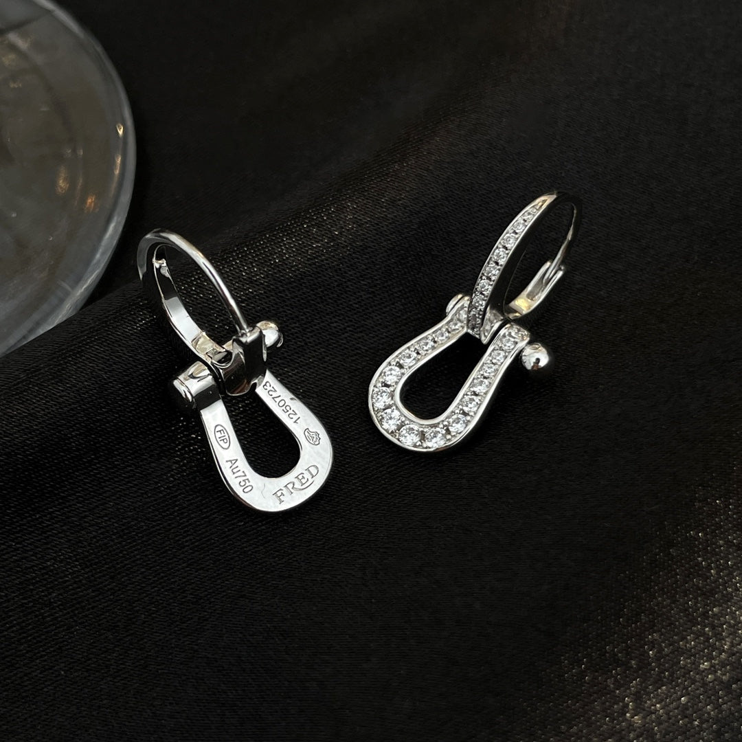 [Regal Gem]FORCE 10 FULL DIAMOND DROP EARRINGS MEDIUM MODEL