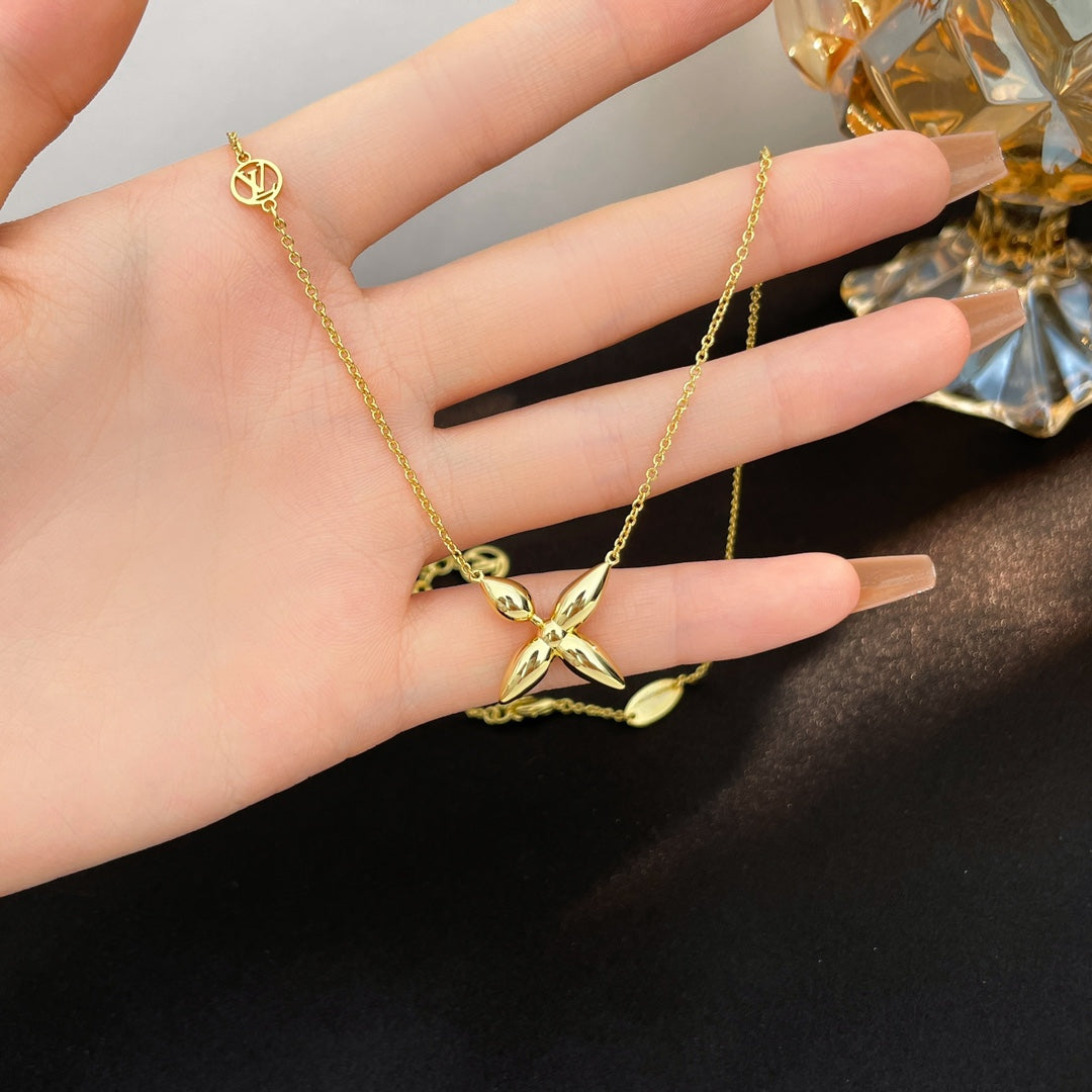 [Regal Gem]LOUISETTE GOLD NECKLACE