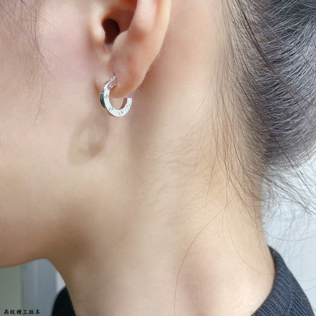 [Regal Gem]LOVE MINI EARRINGS