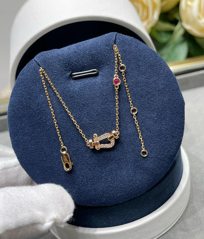 [Regal Gem]FORCE 10 DIAMOND PINK GOLD NECKLACE