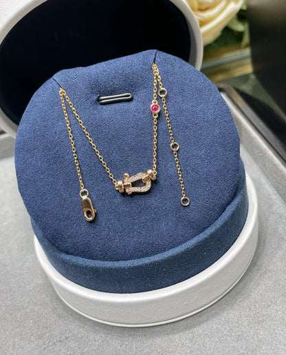 [Regal Gem]FORCE 10 DIAMOND PINK GOLD NECKLACE