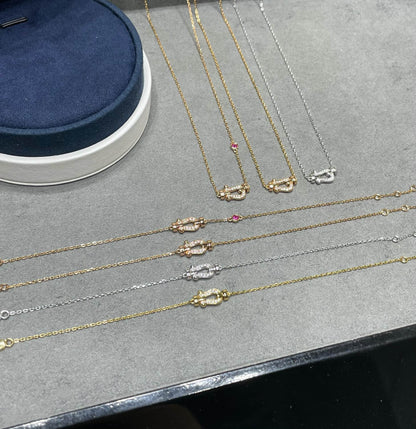 [Regal Gem]FORCE 10 DIAMOND PINK GOLD NECKLACE
